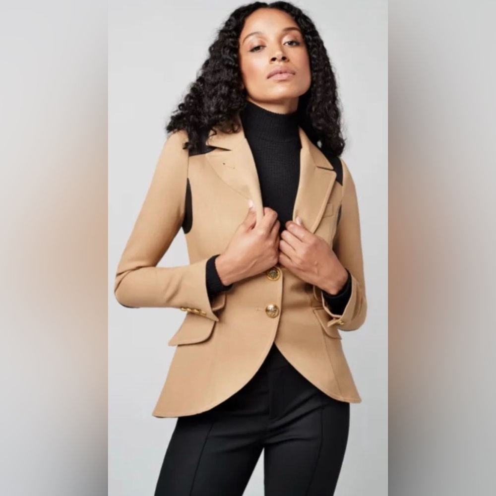 Smythe Rifle-Patch Equestrian Blazer - Size 8